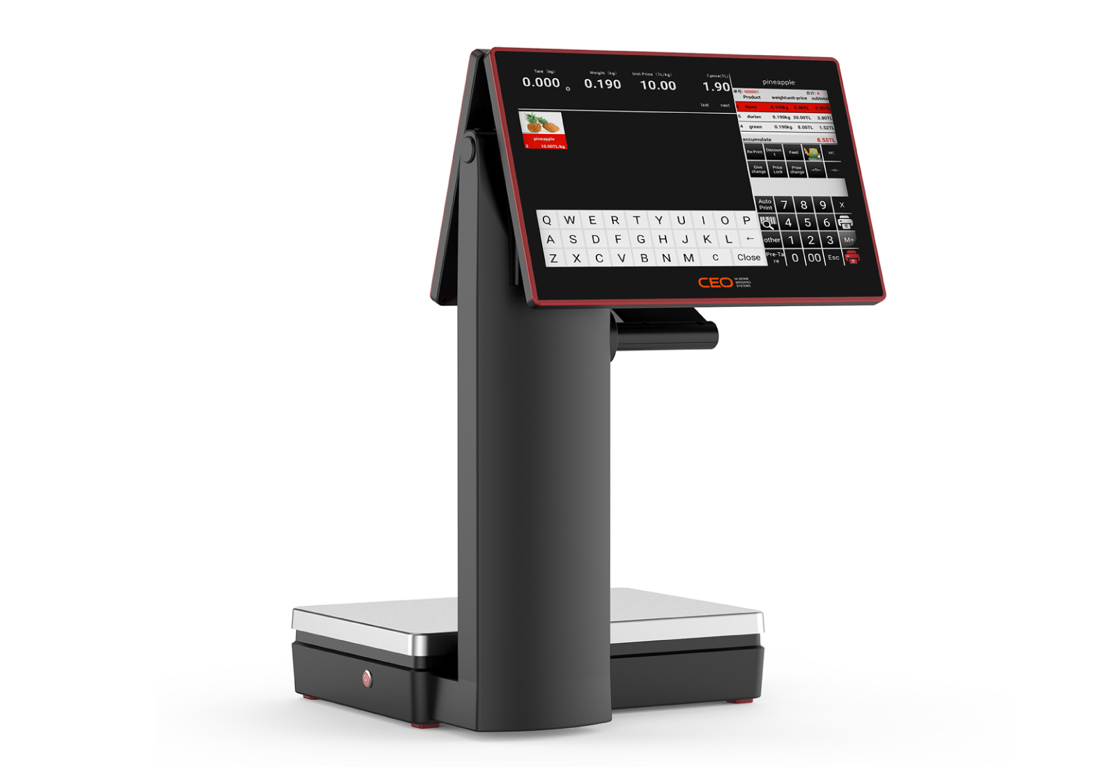 Ceopos CF-AI156R Yapay Zeka Etiket Yazıcılı Terazi
