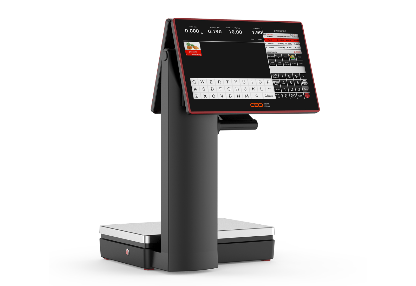 Ceopos CF-AI156R-W Yapay Zeka Etiket Yazıcılı Terazi