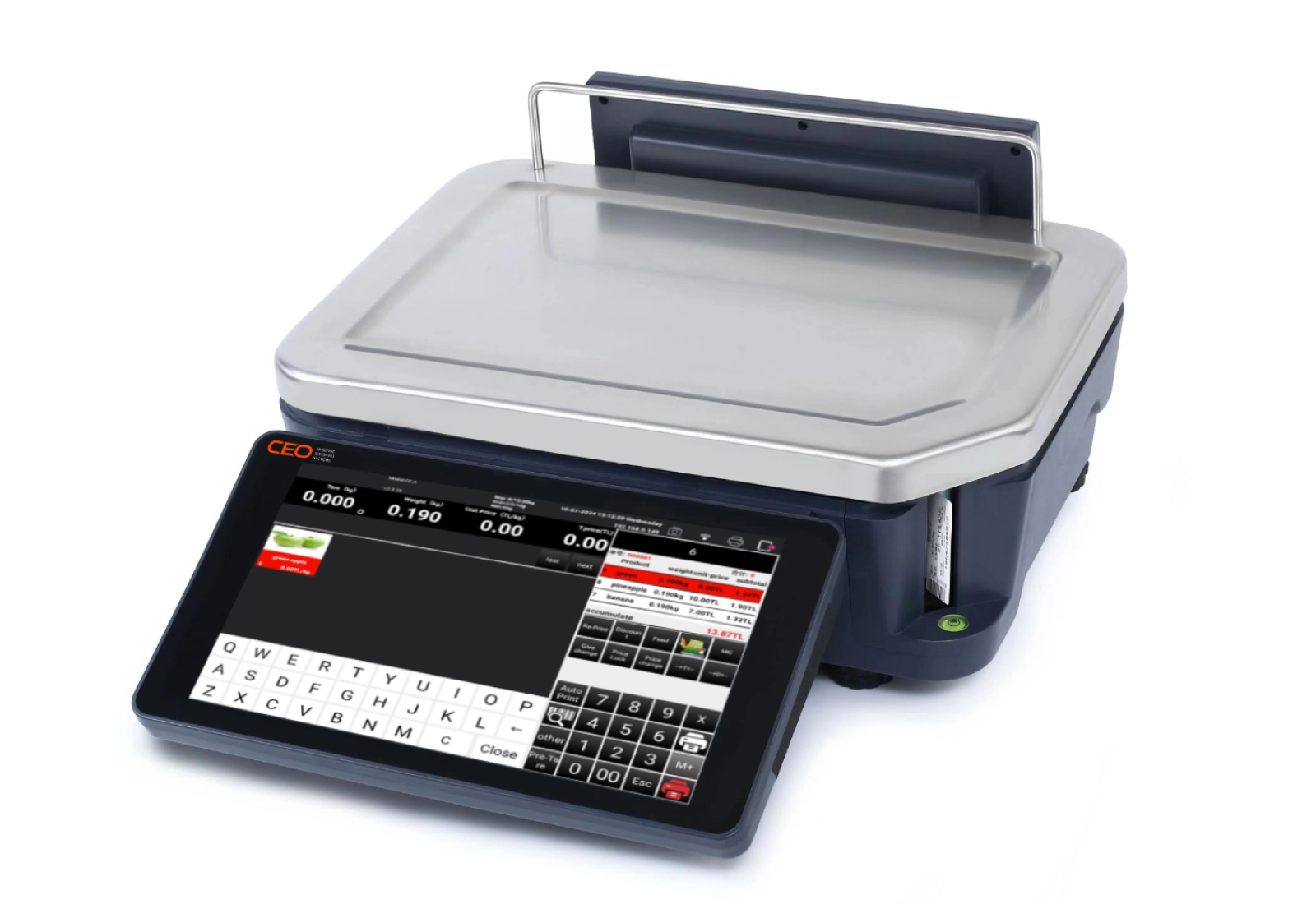 Ceopos CF-AIB10 Ürün Tanımalı Barkodlu Terazi