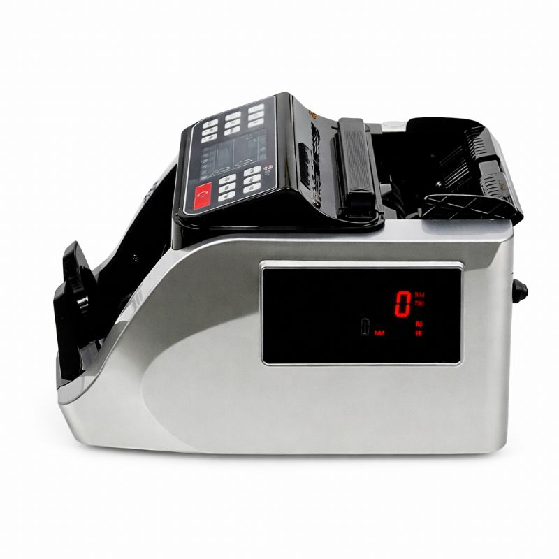 Plus Silver TL / EURO Kağıt Para Sayma Makinesi - Gri / Siyah Renk - Görsel 3