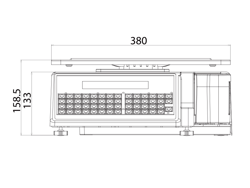 Digi SM-320 Barkodlu Terazi - Görsel 4
